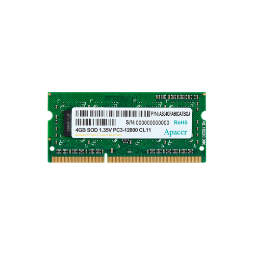 Apacer DDR3 4GB 1600MHz SODIMM Notebook Memory /DV.04G2K.KAM/