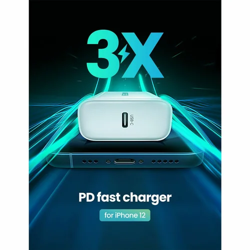 UGREEN USB-C Power Charger Adapter with PD 20W (60450) / Цэнэглэгч , Адаптер / - 2