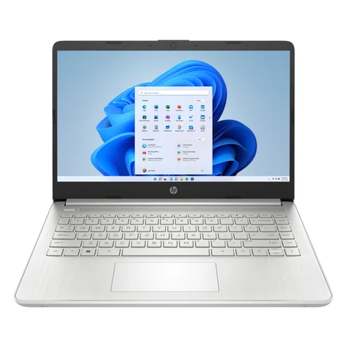 HP Laptop 14s-fq1052AU AMD Ryzen3-5300U, DDR4 4GB RAM, 256GB PCIe SSD, AMD Radeon Graphics, 14" FHD, Win11 Home, Natural Silver - 1