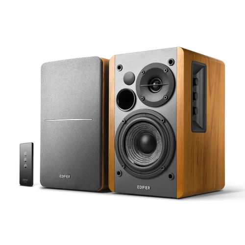 Edifier R1280T 2-Way Powered Bookshelf Speakers, Brown / Чанга яригч / - 1