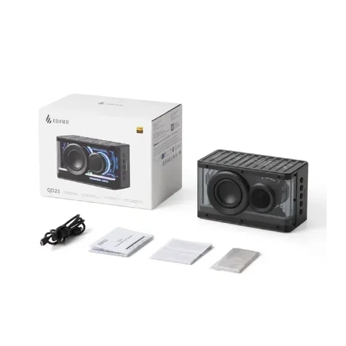 Edifier QD25 Tabletop Bluetooth Hi-Res Audio Speaker, Black / Чанга яригч / - 3