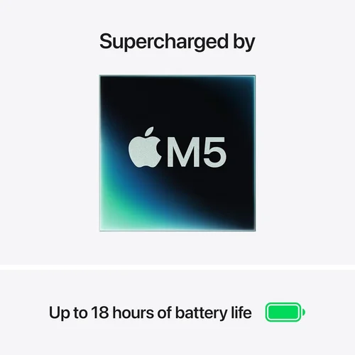 Apple MacBook Air 13.6" M5-chip 16GB RAM 512GB SSD Silver MDH74 ( Зөөврийн Компьютер ) - 3