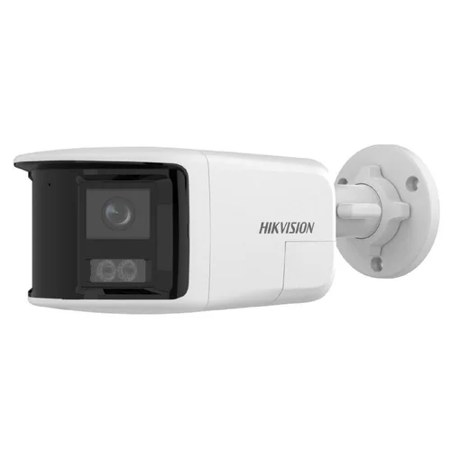 Hikvision 8 MP Dual Lens Stitched Wide Angle Smart Hybrid Light Fixed Bullet Network Camera DS-2CD1T83G2P-LIUF/S(L)(RB)/ Дэлгэмэл өргөн өнцгийн , Хяналтын Камер /