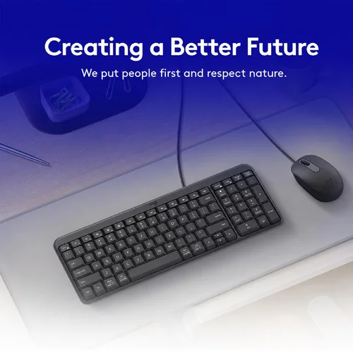 Logitech Wired Keyboard & Mouse Combo MK106 Black / Компьютерын Гар , Хулгана / - 2