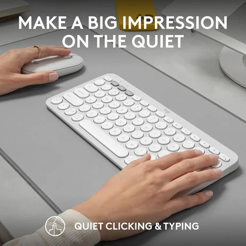 Logitech Pebble 2 Wireless Keyboard & Mouse Combo White - 3