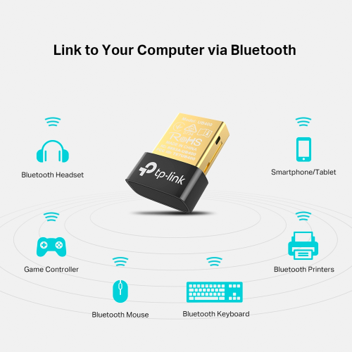 TP-Link UB400 Bluetooth 4.0 Nano USB Adapter - 4