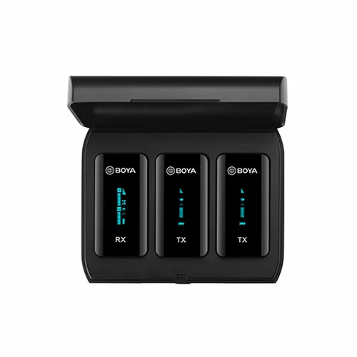 BOYA BY-XM6-K2 Ultra-compact 2.4GHz Wireless Microphone System Kit - 1
