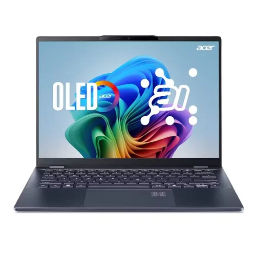 Acer Swift 14 AI SF14-51-55J3 Intel Core Ultra 5, DDR5 16GB RAM, 512GB PCIe NVMe Gen4 M.2 SSD, Intel Arc Graphics, 14-inch WUXGA OLED, Win11 Home, Steam Blue - 1