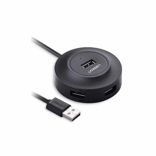 UGREEN 4-Port USB 2.0 Hub 1m, Black (20277) - 1