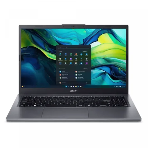 Acer Aspire 15 A15-51P-39HQ Intel Core 3-100U, DDR5 8GB RAM, 512GB PCIe Gen4 SSD, Intel Graphics, 15.6-inch FHD, Win 11 Home, Steel Grey - 1