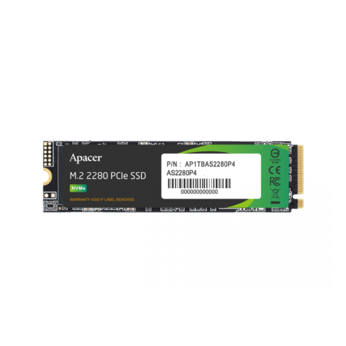 Apacer 512GB AS2280P4 NVMe PCIe Gen3 M.2 2280 Internal SSD /AP512GAS2280P4-1/