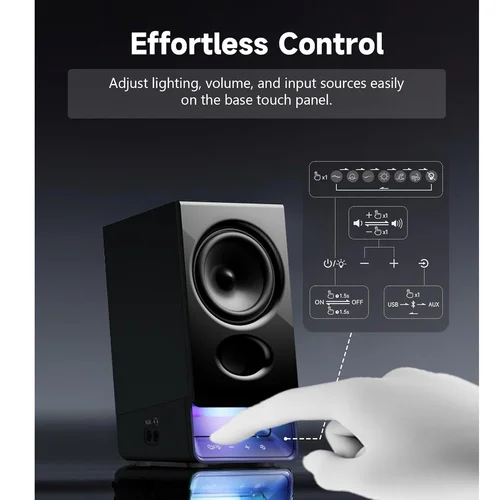 Edifier R20BT USB-Powered Speaker with Bluetooth, Black / Чанга яригч / - 8