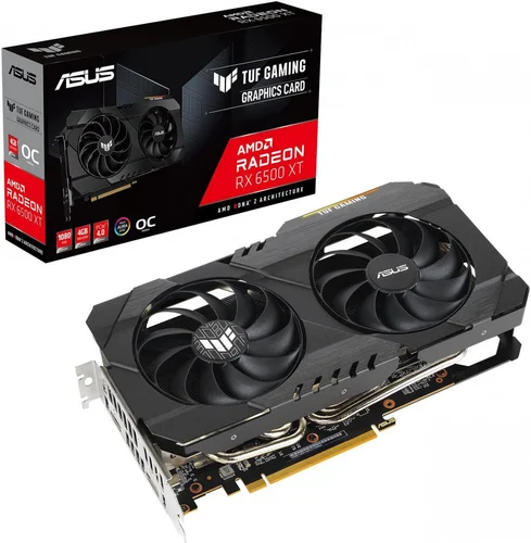 ASUS Dual Radeon RX6500 XT V2 OC Edition 4GB GDDR6 Graphics Card / График карт / - 1
