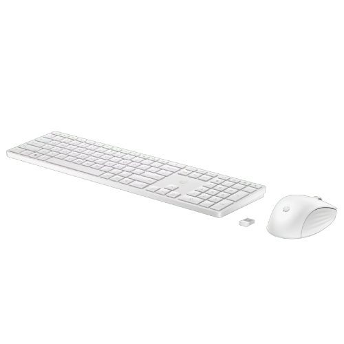 HP 650 Wireless Mouse and Keyboard Combo, White - 2