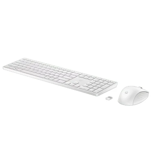 HP 650 Wireless Mouse and Keyboard Combo, White - 2