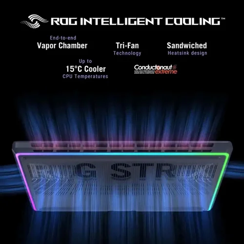 ASUS ROG Strix G16 G615LM-S5080M Intel Core U9-275HX, DDR5 16GB DDR5 RAM, 1TB M.2 NVMe PCIe 4.0 SSD, NV RTX5060 8Gb, 16-inch 240Hz ROG Nebula QHD Display, Win11 Home, Volt Green - 6