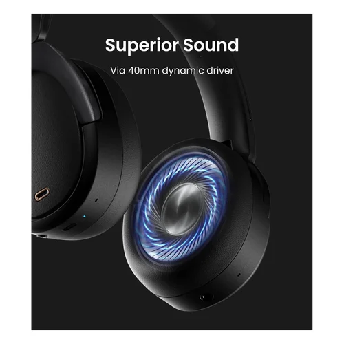 Edifier WH950NB Active Noise Cancelling Bluetooth Headphones, Black / Чихэвч / - 3