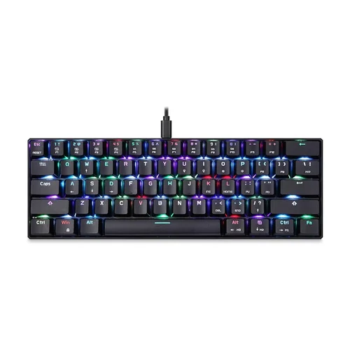 Motospeed CK61 Wired Mechanical Keyboard Black /Outem switch/ - 1