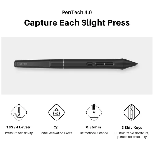 Huion Kamvas 16 (Gen3) GS1563 Graphic Pen Display, Black / Зурдаг Таблет / - 7