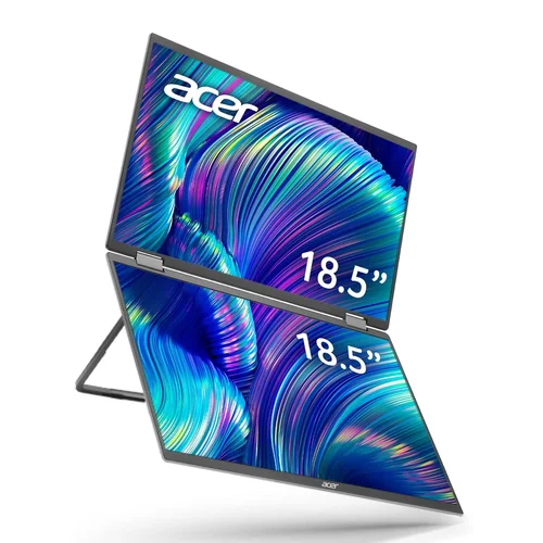 Acer PD193Q E 18.5-inch FHD 100Hz Portable Dual Screen Monitor - 1