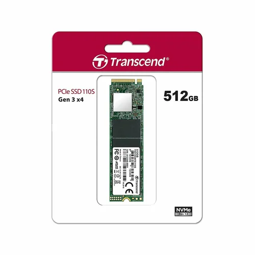 Transcend 512GB 110S NVMe PCIe Gen3 M.2 2280 Internal SSD /TS512GMTE110S/ - 4