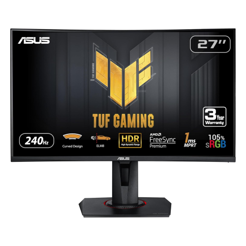 ASUS TUF Gaming VG27VQM 27-inch 240Hz Curved Gaming Monitor