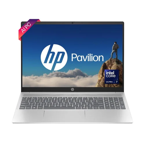 HP Pavilion 16-af0036TU, Ultra 7-155U, DDR5 16GB RAM, 512GB PCIe SSD, Intel Graphics, 16-inch WUXGA Antiglare, Natural Silver - 1