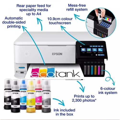 Epson EcoTank L8168 A4 Wi-Fi Ink Tank Photo Printer / Хэвлэгч , Өнгөт Принтер / - 2