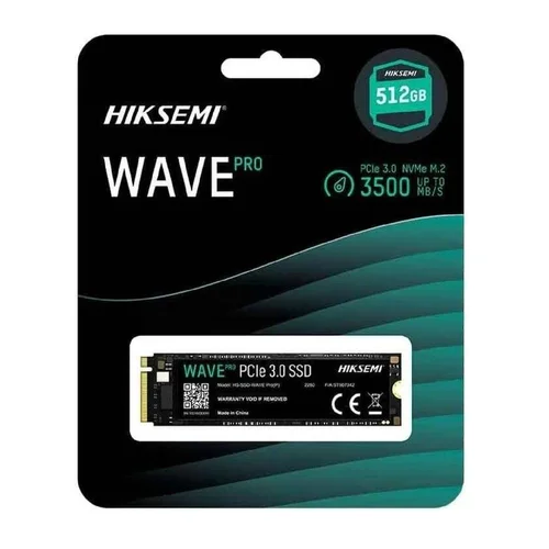 Hiksemi Wave(P) 512GB NVMe PCI 3.0 M.2 2280 Internal SSD HS-SSD-WAVE(P) - 3