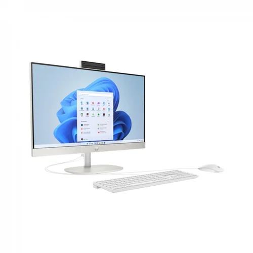 HP 24-cr0080d AIO PC Intel core i5-1335U, DDR4 8GB RAM, 512 GB PCIe NVMe M.2 SSD, FHD 24" Non-Touch, Wired K&M, Win11 home, Shell White - 3