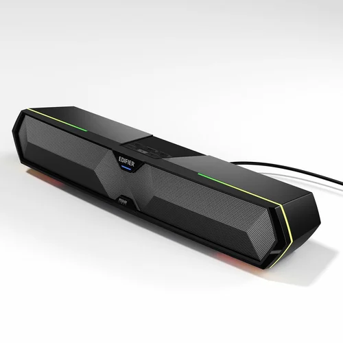 Edifier MG300 Bluetooth USB Powered Soundbar With RGB Lighting, Black - 3