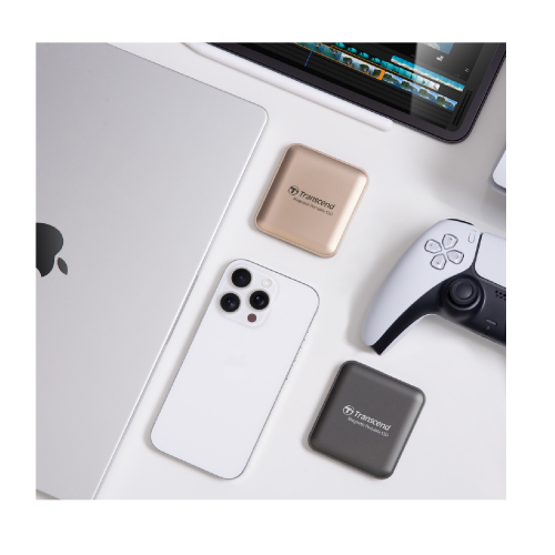 Transcend 4TB ESD420G USB 3.1 Gen2 Type-C Magsafe External SSD , Gold /TS4TESD420G/ - 2