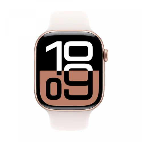 Apple Watch Series 10 GPS 46mm Rose Gold Aluminium Case with Light Blush Sport Band (S/M) /MWWT3/ - 2