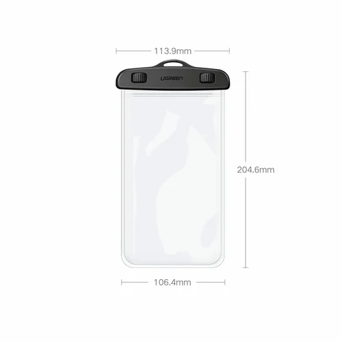 UGREEN Waterproof Phone Pouch, Black (60959) - 2