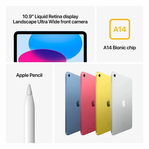 Apple iPad 10.9-inch (10th gen) Wi-Fi 256GB Silver /MPQ83/ / Таблет / - 2