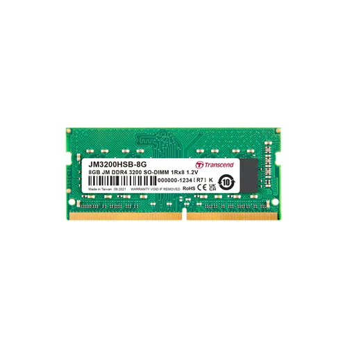 Transcend DDR4 8GB JetRam 3200MHz SODIMM Notebook Memory /JM3200HSB-8G/ - 1