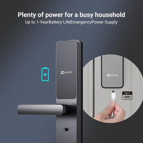 EZVIZ CS-DL05 Smart Fingerprint Lock (WBCP,M) - 2
