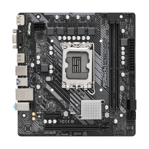 ASRock H610M-HDV Motherboard - 1