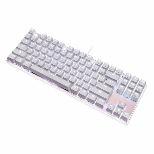 Motospeed K87s Wired Gaming Mechanical Keyboard, White - 4