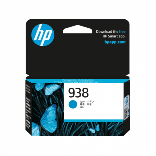 HP 938 Cyan Original Ink Cartridge (4S6X5PA) /HP OfficeJet Pro 9100, 9700 series/