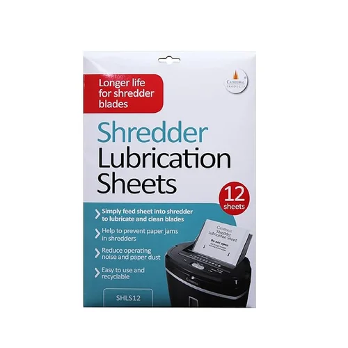 AURORA SP1000LP Paper Shredder Sharpening and Lubricating Sheets