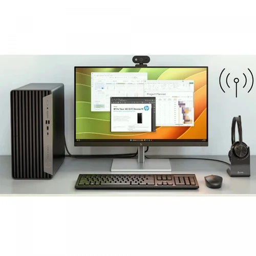 HP Pro Tower 400 G9 Desktop PC Intel Core i7-14700, DDR5 5600Mhz 16GB RAM, 512GB NVMe M.2 SSD, Win11 Home, K&M / Ширээний Компьютер / - 3