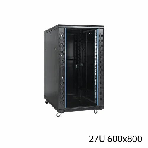 Toten 27unit, 600*800*27U with Glass /GS.6827.9001/ / Сүлжээний rack cabinet /