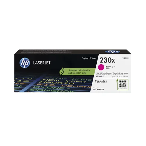 HP 230X (W2303X) Magenta Original Laser Jet Toner Cartridge HP Color Laser Jet Pro MFP 4303 Printer/ / Принтерийн хор /