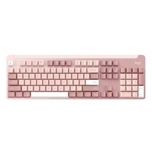 Logitech K865 Bluetooth Wireless Mechanical Keyboard, Pink - 1
