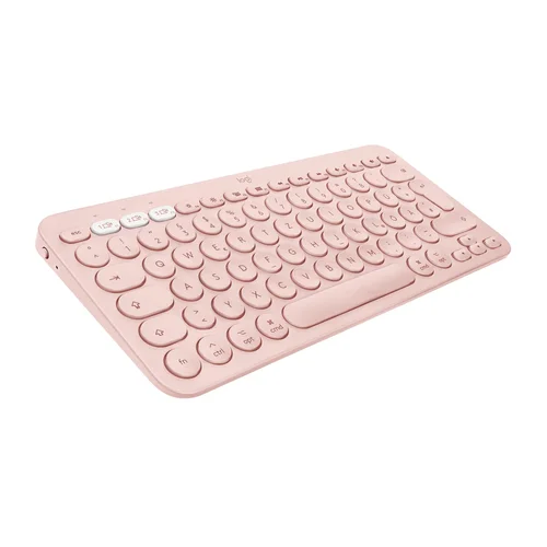 Logitech K380 Multi-Device Bluetooth Keyboard, Pink Pebble - 2