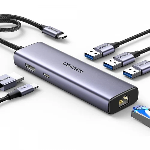 UGREEN 6-in-1 Multi Function USB-C HUB (45000) - 6