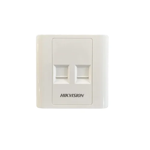Hikvision 2-port Faceplate with 2 RJ45 ports DS-1FPA2-A / Дагалдах хэрэгсэл , Сүлжээний Төхөөрөмж /