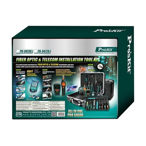 ProsKit PK-9472B Fiber Optic & Telecom Installation Tool Kit / Сүлжээний багаж , Сүлжээний Төхөөрөмж / - 2