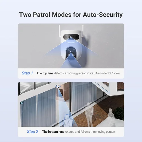 EZVIZ CS-H9c 3K Dual-Lens Pan & Tilt Wi-Fi Camera - 3